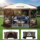 Comprar Gazebo emergente para acampar, refugio con dosel para acampar, parasol de 6 lados de 10' x 10'