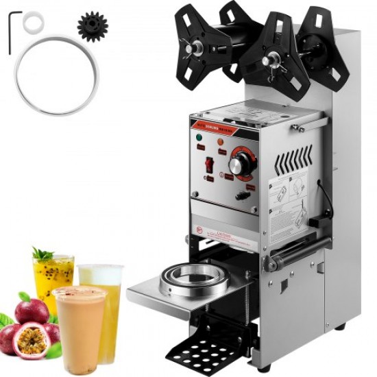 Buy Semi-automatic Cup Sealing Machine 90/95mm 300-500cups/h Tea Cup Sealing Machine 27x27x68cm Tea Cup Sealing Machine