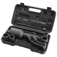 VEVOR Llave Multiplicadora de Par 25,4 mm Relación 1:64 Multiplicador de Fuerza con 4 Vasos Caja Multiplicadora de Par de Acero de Aleación para Quitar Tuercas de Rueda Coche Taller Garaje