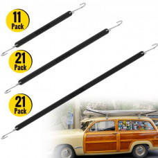 Pulpos Elasticos Transporte 53 PCS Cuerdas Elásticas de Goma Largo de 9"/15"/21" Cinturón Tensor con Gancho en S Carga Máximo de 55lbs Cuerda de Equipaje Elástica para Acampar Cazar Pescar Mudar