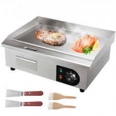 Plancha Electrica Plancha de Gas Plancha Cocina Plancha de Encimera Eléctrica Comercial 3000 W Plancha de Parrilla 54,2 cm