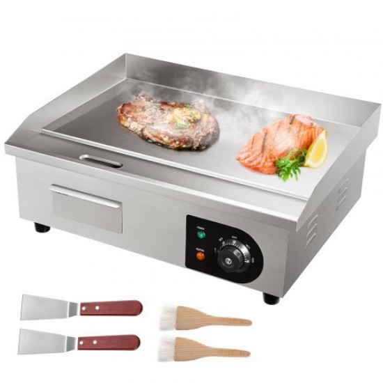 Comprar Chapa elétrica a gás, chapa de cozinha, comercial, bancada elétrica, 3000 w, grelha, 54.2 cm