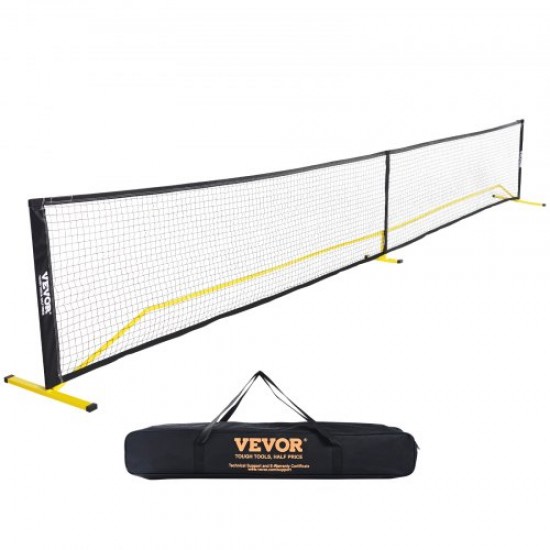 Comprar Sistema portátil de red de Pickleball red de tamaño reglamentario de 260 pulgadas marco de metal estable resistente a la intemperie y red de PE fuerte juego al aire libre con bolsa de transporte