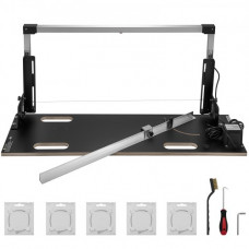 VEVOR Cortador de Alambre Caliente 360 °C Longitud de Corte 92 cm Máquina Corte de Espuma de Poliestireno Horizontal y Vertical 220 V Marcado Láser 130 x 35 x 15 cm Mesa de Trabajo de Corte de Espuma