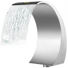VEVOR Fuente de cascada para piscina Fuente de acero inoxidable 15.4\