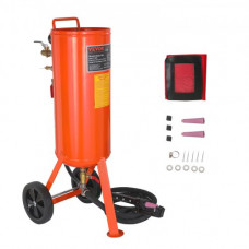 VEVOR Kit de Chorro de Arena de Alta Presión 60-110 PSI Tanque de Chorro de Arena Abrasivo Portátil 137 L con 2 Boquillas de Cerámica y Separador de Agua y Aceite para Eliminar Pintura, Manchas, Óxido