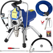 Pistola para Pintar Pulverizador de Pintura sin Aire de Alta Presión 2.5L/Min Máquina de Pulverización de Pintura 2200W