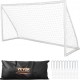 Comprar Portería de Fútbol Portátil 1 Pieza 371 x 121,5 x 183 cm Portería de Fútbol para Exteriores de Alta Calidad para Adultos y Niños Porterías de Fútbol para Entrenamiento en Patio, Jardín, Estadio