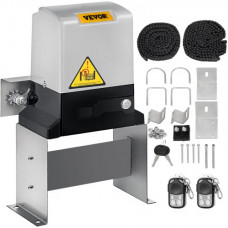 VEVOR Abridor de Puerta hasta 1,400 lb Abridor Automático de Puerta con 2 Controles Remotos Motor Puerta Corredera Eléctrica Deslizante