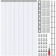 Купити Зовнішня завіса з ПВХ, 122x244 см, прозора дверна завіса з ПВХ, 8 пластикових смуг, стійка до -20°C ~ 60°C