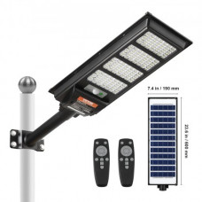 VEVOR 400W LED farola solar 800LM lámpara solar con sensor de movimiento pared exterior