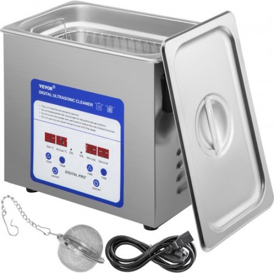 Kaufen Sie Ultraschallreiniger 3L Ultraschall-Reinigungsmaschine 120W Ultraschall-Reinigungsmaschine mit Timer und LCD-Digitalheizung für Schmuck, Brillen, Uhren, Metall, Dental, Labor