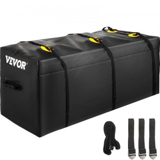 Buy Cargo Carrier Bag 20 Cubic Feet, Car Carrier Bag 59"x24"x24" Cargo Bag, 840D Waterproof PVC Fabric, Double Protection Zipper with 7 Straps for Car