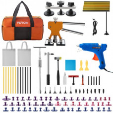 Kit de Reparación de Abolladuras 89 Piezas Kit de Extractor de Abolladuras, Herramienta de Barra en T, Kits de Eliminación de Lengüetas para Carrocería de Automóvil Gran y Pequeña Abolladura