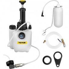 VEVOR Kit de Drenaje de Líquido de Frenos de Automóvil, Capacidad de 3L, Kit de Cambio de Aceite de Drenaje de Líquido, Material ABS, Botella de Aceite Usado de 1L, Alta Compatibilidad con Automóviles