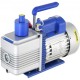 Buy Air Conditioning Vacuum Pump with Diagnostic Gauges 10CFM Cooling System 1 HP Refrigerant Vacuum Pump 5pa Vacuum Pump Vacuum Pump Gauge Set