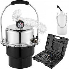Purgador de Frenos, Sangrador Liquido Frenos, 5L, Purgador Frenos, Purgado de Líquido de Embrague y Freno, Purgador de Frenos para Coche, Negro