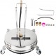 Buy 4000psi Pressure Surface Cleaner 15 x 45cm Rotating Surface Cleaner Stainless Steel Flat Surface Cleaner for Outdoor