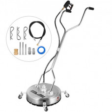Hidrolimpiadora de Alta Presión para Exteriores 4.000 PSI Hidrolimpiadora Compacta 50,8 cm Limpiador de Superficies Planas Potente y Portátil Boquilla Turbo Ajustable para Terrazas Patios etc.