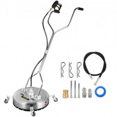 Hidrolimpiadora de Alta Presión para Exteriores 4.000 PSI Hidrolimpiadora Compacta 55,9 cm Limpiador de Superficies Planas Potente y Portátil Boquilla Turbo Ajustable para Terrazas Patios etc.