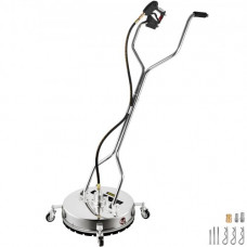 Limpiador de Superficies a Presión 51 cm Limpiador de Superficies Planas de Acero Inoxidable 304 Hidrolimpiadorade de Alta Presión Máx. 4000 PSI para Pisos de Garajes Aceras Patios de Cemento