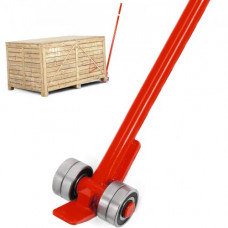 VEVOR Barra de Palanca Carga de 3 T Barra Elevadora con Ruedas de Transporte de Gran Capacidad con Asa Ergonómica de Acero 1,5 m de Longitud Total 1,6 m Ligera y Portátil para Levantar Cargas Pesadas