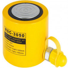 Gato hidráulico de carretilla 30 T/66000Lbs Gato hidráulico para coche de carrera de Ariete 50mm/2 pulgadas Gato hidráulico de botella de altura 108