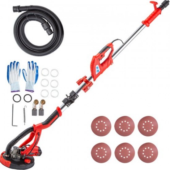 Buy 850 W Wall Sander, 850 W Drywall Polisher, Electric Sander for Walls and Ceilings, Giraffe Sander, Ideal for Sanding Ceilings and Walls, Extendable and Foldable, with LED Light Strip