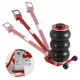 Koop Air Jack Pneumatische krik 3 T Heffen van lasten 140-450 mm Pneumatische krik 0,8-1,0 MPa 3 luchtkussens Quick Lift voor