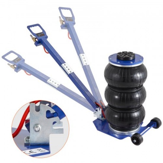 Comprar Macaco de pneu 3T Carga 140-450mm Macaco de ar para carro 0,8-1,0 MPa com 3 almofadas de ar Alça ajustável Levantamento rápido para reparos Manutenção Carro SUV Oficina Garagem