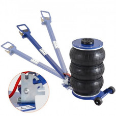 VEVOR Gato Neumático Carga de 5T Elevación de 140-450 mm Gato de Aire para Coche 0,8-1,0 MPa con 3 Cojines de Aire Mango Ajustable Elevador Rápido para Reparación Mantenimiento Coche SUV Taller Garaje
