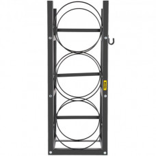 VEVOR Almacenamiento de Botellas de Gas Capacidad de 3 x 13,6 kg Estante para Botellas de Refrigerante de Acero al Carbono para Almacenar Oxígeno, Nitrógeno, Acetileno y Botellas de Refrigerante