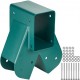 Comprar Conector de Columpio 1 Pieza Soporte Oscilante de Acero al Carbono Soporte Medio Poste de Viga de Madera Interior Exterior con Hardware de Montaje para Pies 10,2x10,2cm, Viga 10,2x15,2cm, Verde