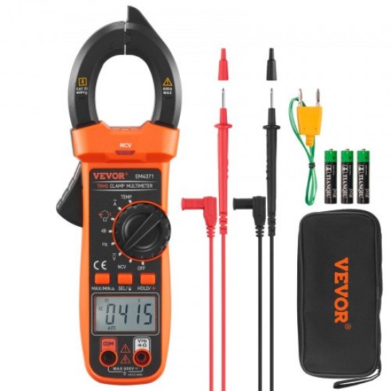 Buy Digital Clamp Meter Multimeter RMS AC DC Volt Amp NCV Measurement