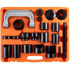 VEVOR Extractor de Rótulas 23 Piezas Extractor de Rótulas de Acero con Adaptadores de Varios Tamaños Kit de Extracción e Instalación de Rótulas U-Joint Pasador de Anclaje de Freno Vehículos 2WD 4WD