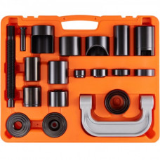 VEVOR Extractor de Rótulas 21 Piezas Extractor de Rótulas de Acero con Adaptadores de Varios Tamaños Kit de Extracción e Instalación de Rótulas U-Joint Pasador de Anclaje de Freno Vehículos 2WD 4WD