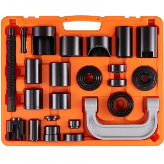 Comprar Extractor de Rótulas 25 Piezas Extractor de Rótulas de Acero con Adaptadores de Varios Tamaños Kit de Extracción e Instalación de Rótulas U-Joint Pasador de Anclaje de Freno Vehículos 2WD 4WD