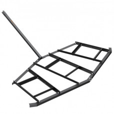 VEVOR Rastrillo Nivelador de Césped de Caminos de Entrada 2200 mm Nivelador de Tierras Agrícolas de Acero Q235 Barra Ajustable Herramienta de Nivelación para ATV, UTV, Tractor de Césped de Jardín