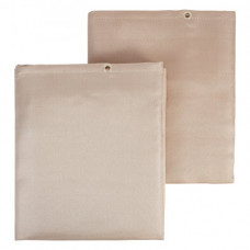 VEVOR Manta de soldadura ignífuga, juego de 2 mantas ignífugas de fibra de vidrio tratada térmicamente, 190 x 242 cm, resistente al calor hasta 537 ℃ estera de protección cortable con ojales metálicos
