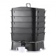 Koop Wormcomposter van 50 L met 5 bakken Tuincomposter Wormcompostcontainer voor voedselafvalrecycling Wormuitwerpselen Wormthee Wormlandbouw