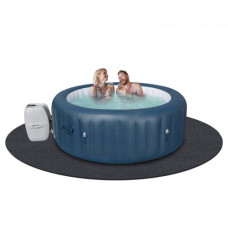 VEVOR Estera de Suelo para Spa Diámetro 2032mm Alfombra de Piscina Inflable Impermeable Antideslizante Reutilizable Protector de Suelo Absorbente para Piscinas, Exterior, Interior, Reparación de Coche
