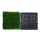 Comprar 18 Uds 12 "x 12" césped Artificial verde alfombra de césped falso alfombra para interior/exterior