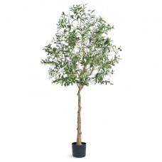 VEVOR Árbol Artificial de Olivo 810 x 1790 mm Planta Artificial de PE para Decoración Maceta de Árbol Verde 170 x 145 mm Planta Falsa para Hogar, Oficina, Hotel, Centro Comercial, Interior y Exterior