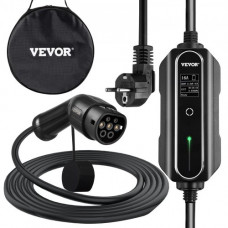 Cargador Portátil de Vehículos Eléctricos de 16 A Tipo 2, Cargador Home EV 3,6 kW Cargador de Coche EV Compatible con la Mayoría de los Coches Eléctricos, que Cumplen con la Norma IEC 62196-2