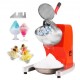 Buy Electric Ice Crusher Machine 100kg/h Commercial Ice Crusher 300W 4-Blade Stainless Steel Head Electric Ice Crusher for Cold Drinks Bar Restaurant, Orange