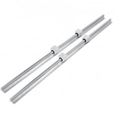 Guia Lineal 2 X Rieles Lineales Sbr20-1200 Mm 4 X Bloque Deslizante De Rodamiento De 20 Mm