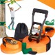 Comprar Correa de Equilibrio de 60 pies Carga 500 libras Juego Completo con Protector de Árbol Entrenador de Brazo Curso de Equilibrio de Fácil Configuración para Niños Adultos Principiantes y Avanzados