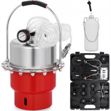 Kit de Herramientas Neumáticas de Purga de Presión de Aire Purga de Frenos Taller Mecánico Taller Mecánico Rojo