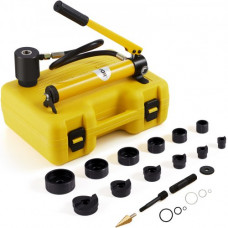 Perforadora Hidráulica Manual 10 T Kit de Punzonado Hidráulico 6 Troqueles