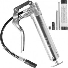 VEVOR Pistola de engrase con empuñadura de pistola 3500PSI 4 oz Pistola de engrase manual de servicio pesado Manguera flexible